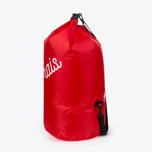 Dry Bag mit Schultergurt (rot) – Bild 2