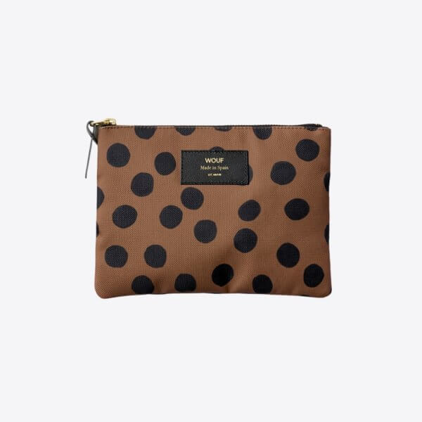 WOUF Dots Large Pouch front
