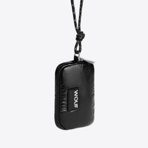 WOUF Crossbody Münztasche (Black Glossy)