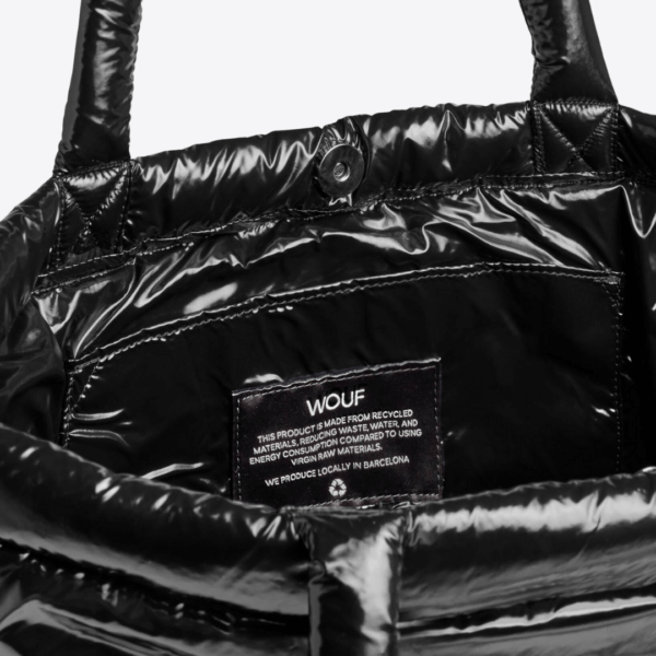 WOUF Tragetasche (Black Glossy) – Bild 3