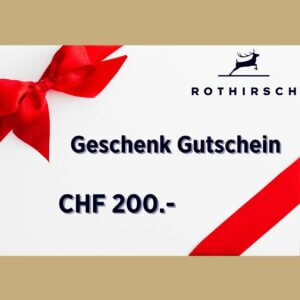 Geschenk Gutschein CHF 200