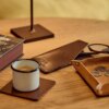 Münz- und Schlüsselsammler aus Leder (Schwarz) – Bild 6